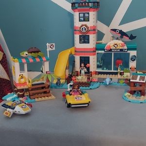 EUC Lego friends turtle rescue and lighthouse